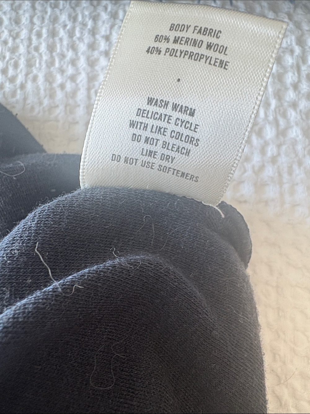 Tracksmith Cream & Black Raglan Pullover - Picture 4 of 4
